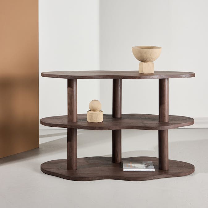 Hylla Vind Moln med 3 Hyllplan