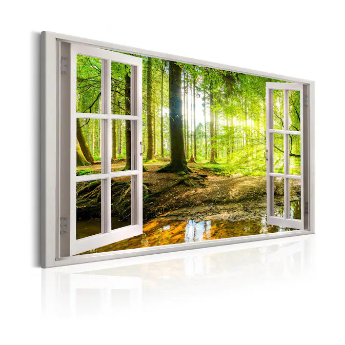 Tavla Arkiio Window View On Forest