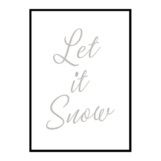 Poster Gallerix Let It Snow