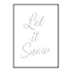 Poster Gallerix Let It Snow