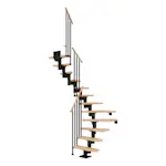 Spartrappa Dolle Dublin Bok Steg 1/2 Svängd Classic III Räcke