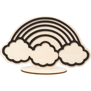 Dekorationsfigur Creativ Company H 10,5 cm Regnbåge