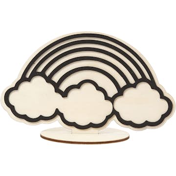 Dekorationsfigur Creativ Company H 10,5 cm Regnbåge