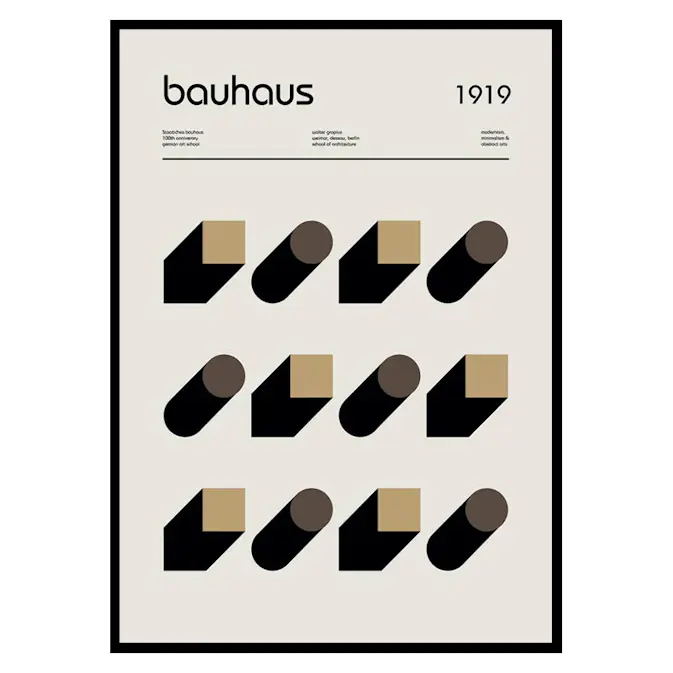 Poster Gallerix Bauhaus No.9