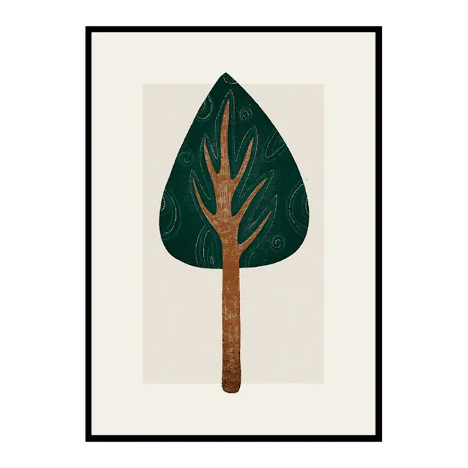 Poster Gallerix Abstract Tree No1