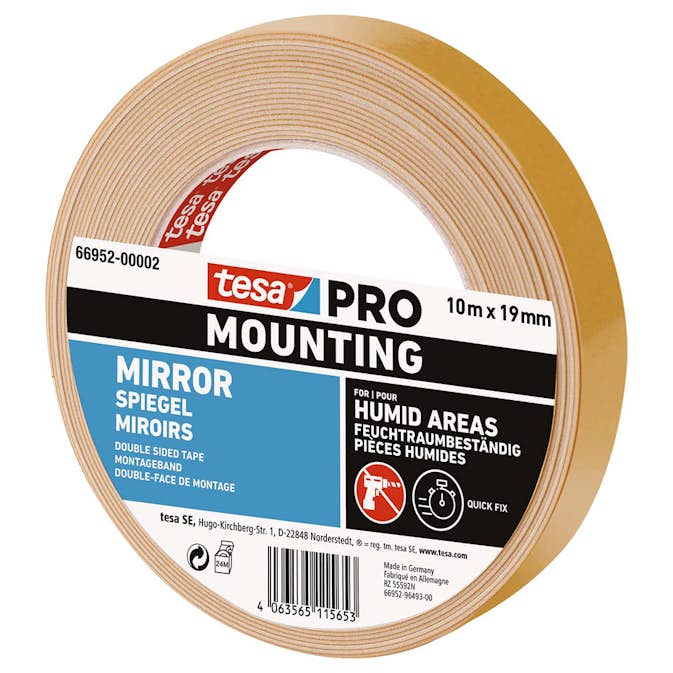 Monteringstejp Tesa Pro Spegel 19 mm