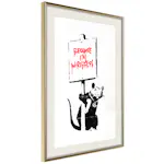 Poster Artgeist Affisch Because I'm Worthless