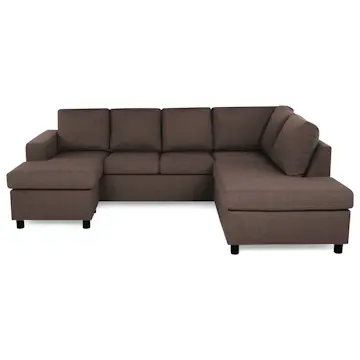 4-sitssoffa Basic Home Crazy U-formad med Divan och Schäslong 254 cm