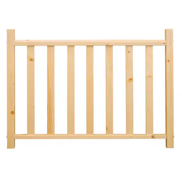 Skyddsräcke Byggera Square Wood