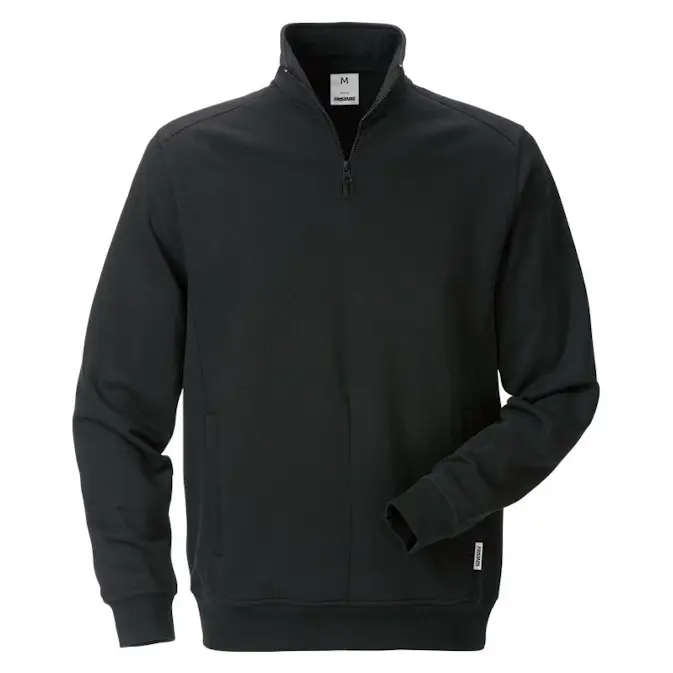 Sweatshirt Fristads med Kort Dragkedja 7607 SM