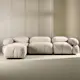 3-sitssoffa Venture Home Mika 4 st Moduler Beige Divan