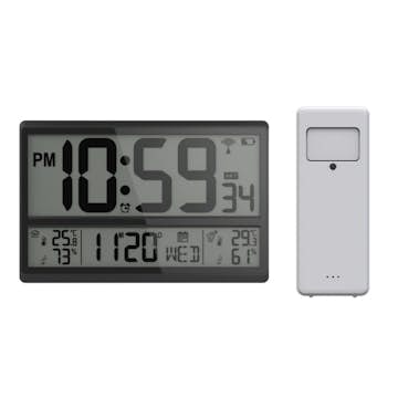 Termometer Soletek W03 Jumbo för Inomhus- och Utomhus