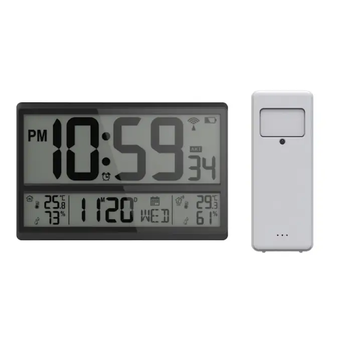 Termometer Soletek W03 Jumbo för Inomhus- och Utomhus