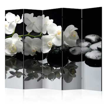 Rumsavdelare Skärmvägg Arkiio Spa, Stones and Orchid II 225x172 cm