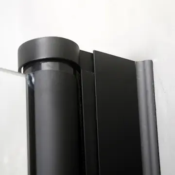 Duschhörn Bathlife Mångsidig Rak Dörr + Rak Dörr Svart