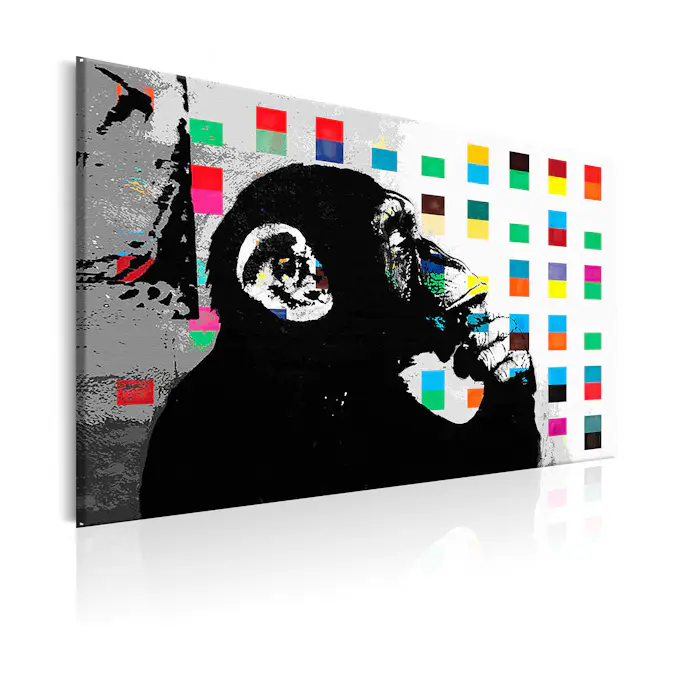 Tavla Arkiio Banksy The Thinker Monkey