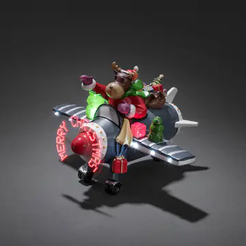 Juldekoration Gnosjö Konstsmide Flygplan