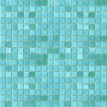 Mosaik Konradssons Sicis Nat Dew Turkos 1,5x1,5 cm