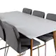 Matgrupp Venture Home Polar Ø100 cm med 6st Mace Matstolar