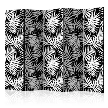 Rumsavdelare Skärmvägg Arkiio Black and White Jungle II 225x172 cm