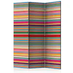 Rumsavdelare Skärmvägg Arkiio Subdued Stripes 135x172 cm