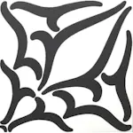 Kakeldekor Konradssons Kerion Classic Noir C 20x20 cm