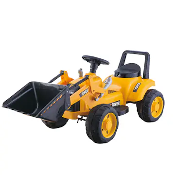 Elbil för Barn Nordic Play Frontlastare 6V med Ljud & Skopa