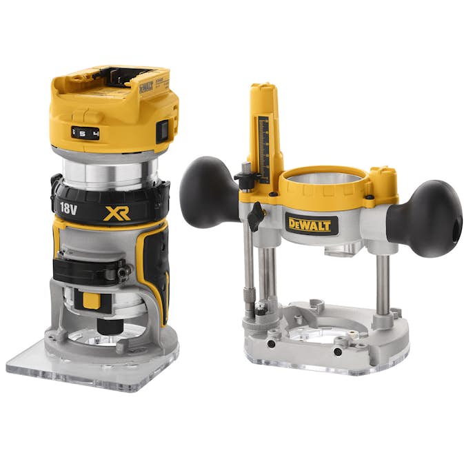 Handöverfräs Dewalt DCW604N 18V utan Batteri och Laddare