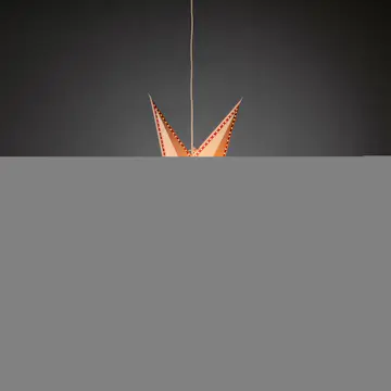 Adventsstjärna Gnosjö Konstsmide Rödmönstrad 60 cm