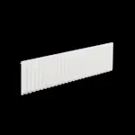 Täckremsa Hager för Normcentraler Vit (RAL 9010)