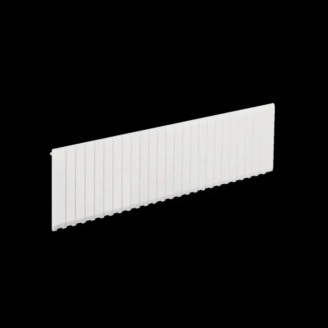 Täckremsa Hager för Normcentraler Vit (RAL 9010)