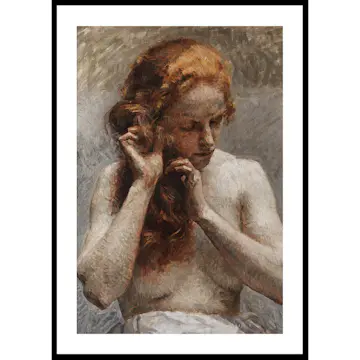 Poster Gallerix Weiblicher Halbakt By Vlaho Bukovac