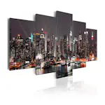 Tavla Arkiio Manhattan På Natten 200x100
