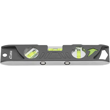 Torpedvattenpass Luna Tools av aluminium