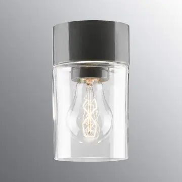 Vägg-/Taklampa Ifö Electric Opus 100 Klar IP44 Rak E27