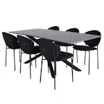 Matgrupp Venture Home Piata med 6 Valor Stolar