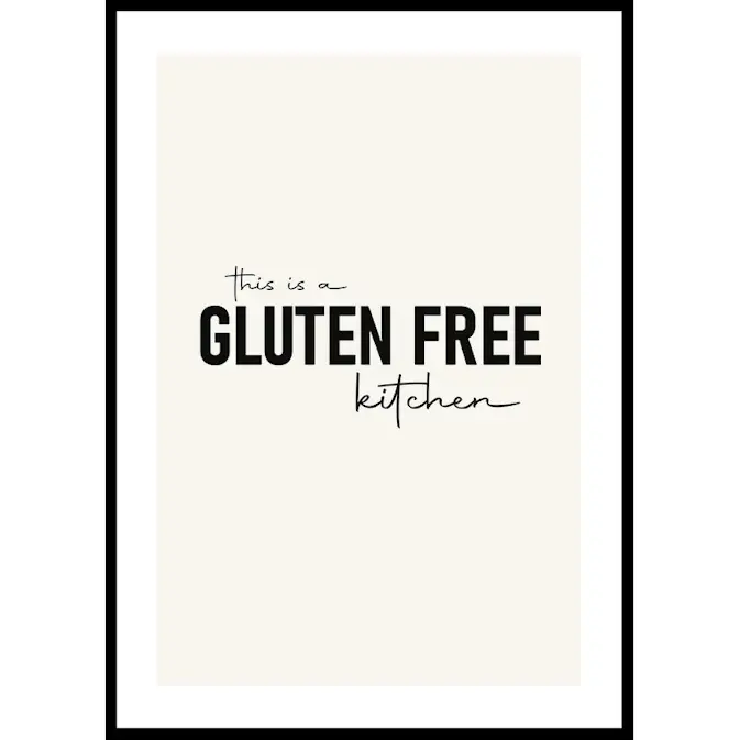 Poster Gallerix Gluten Free Kitchen