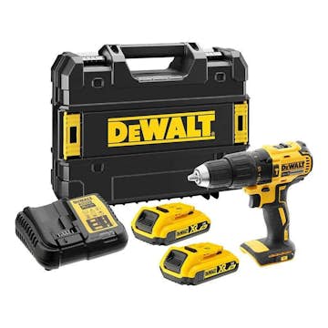Slagborrmaskin DeWalt DCD778D2T, 18V 2x2,0 Ah TSTAK