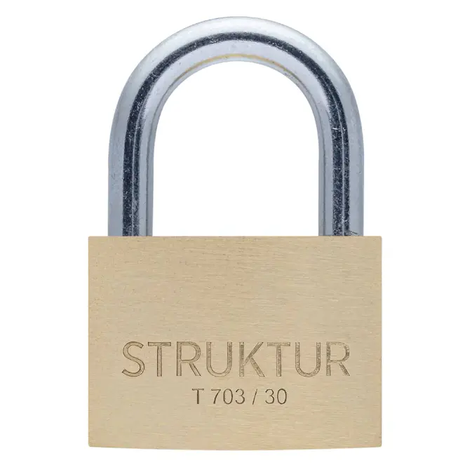 Hänglås Millers Mässing T 703/30