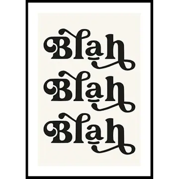 Poster Gallerix Blah Blah Blah