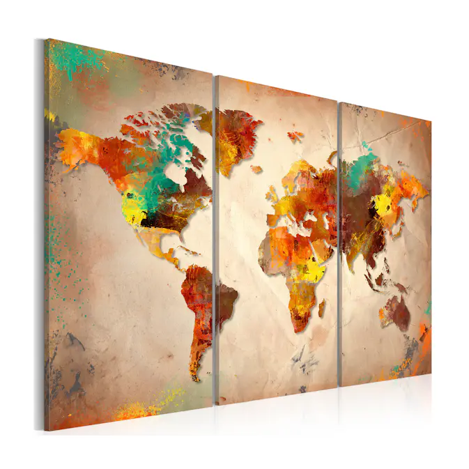 Tavla Arkiio Painted World Triptych