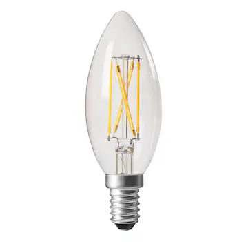 LED-lampa PR Home Shine Filament Kron Clear 45 mm 4 W