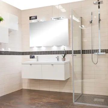 Kristallmosaik Arredo Blank Brun 30x30 cm