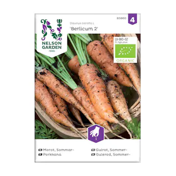 Frö Sommarmorot Nelson Garden Berlicum 2 Organic