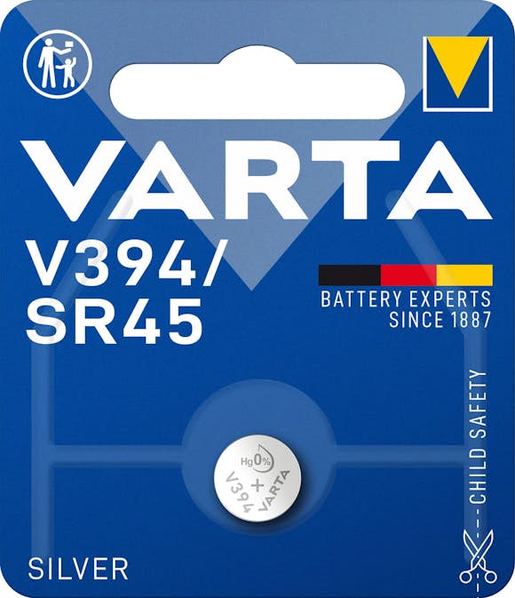 Knappcellsbatterier Varta SR45/V394 1,55V 1-pack