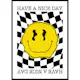 Poster Gallerix Smiley Yellow And Black