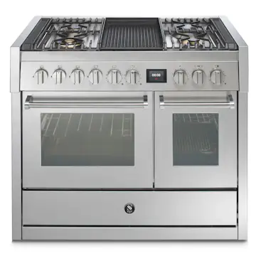 Gasolspis Steel Genesi Combi-Steam 100cm Rostfri med Två Ugnar