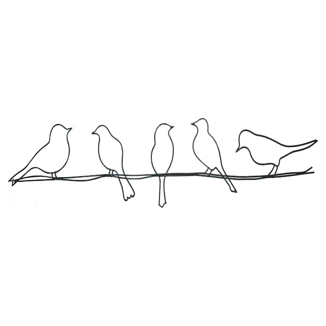 Metallkonst Art for the Home Fågel