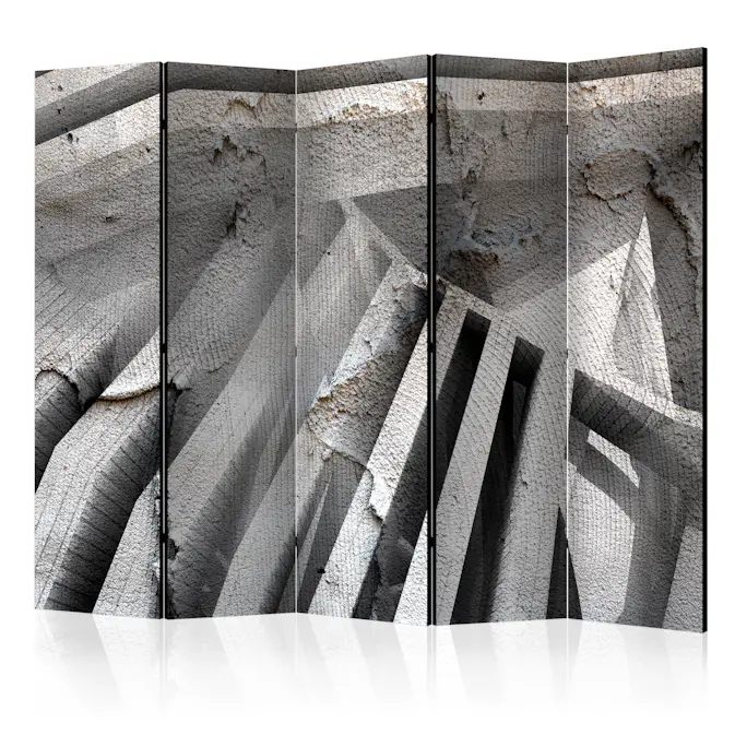 Rumsavdelare Skärmvägg Arkiio Beton 3D II 225x172 cm