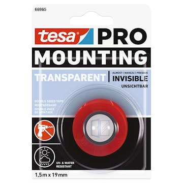 Monter.tejp Tesa Pro Transparent 19 mm